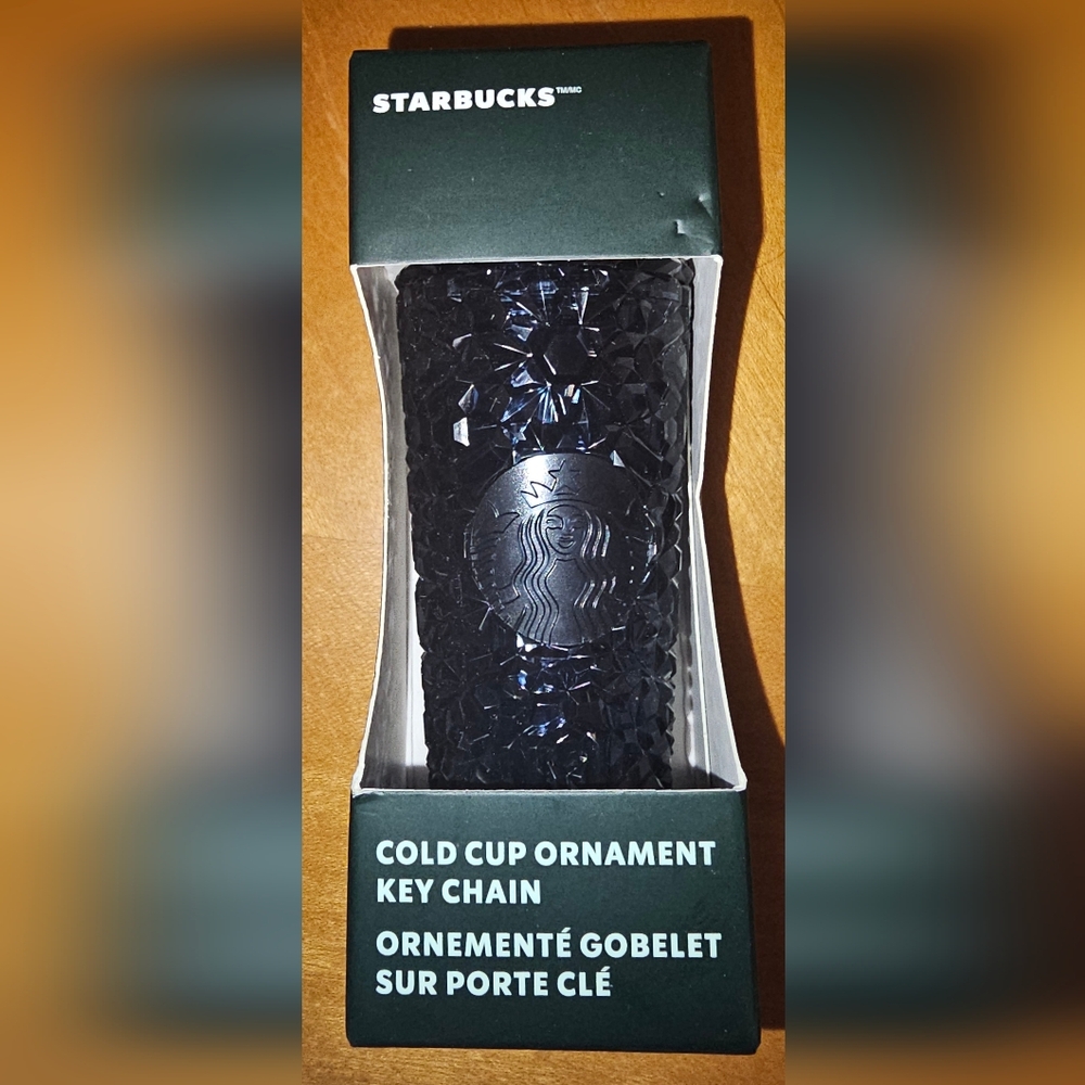 Starbucks 2024 Gemstone Cold Cup Ornament Key Chain